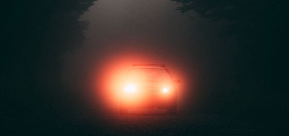 dark night road
