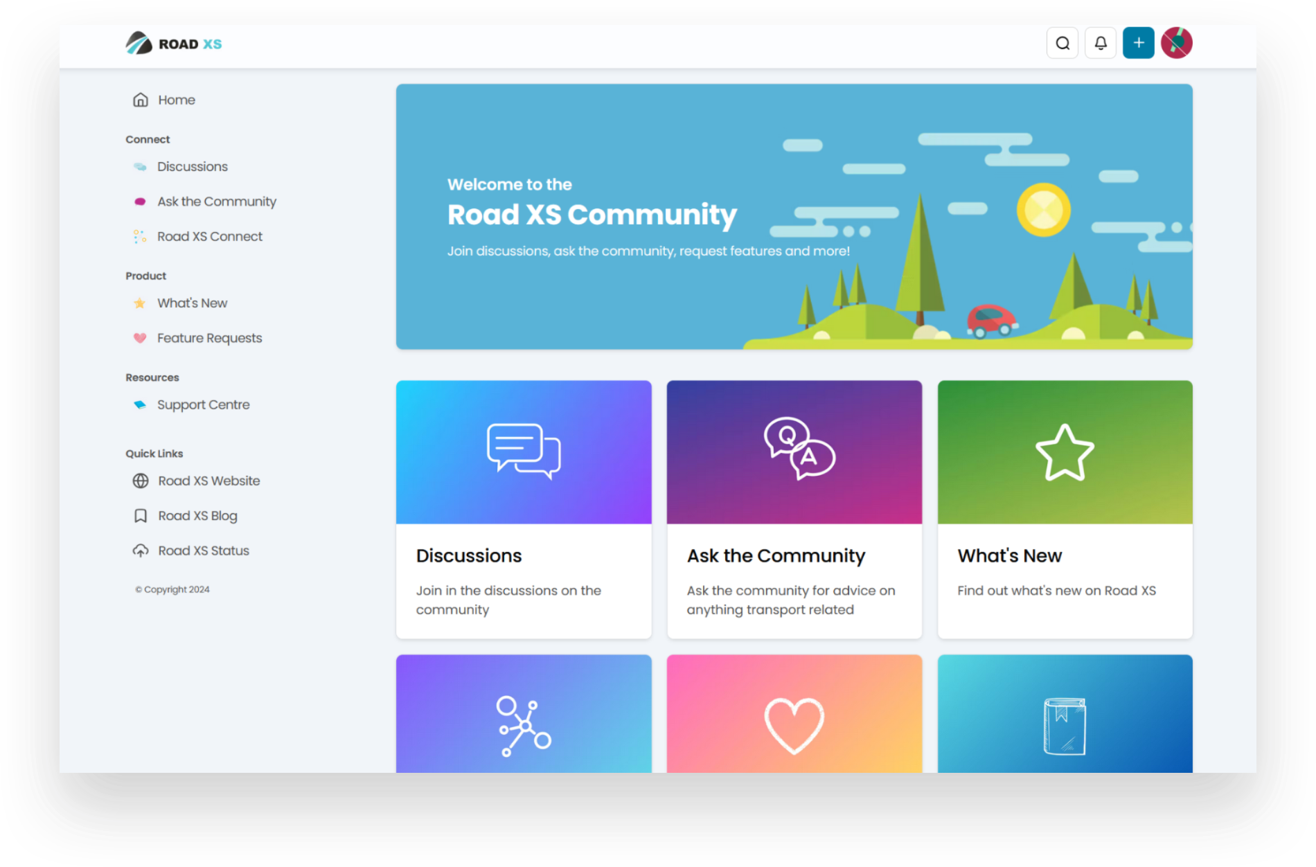 road xs community homepage preview road xs community homepage preview