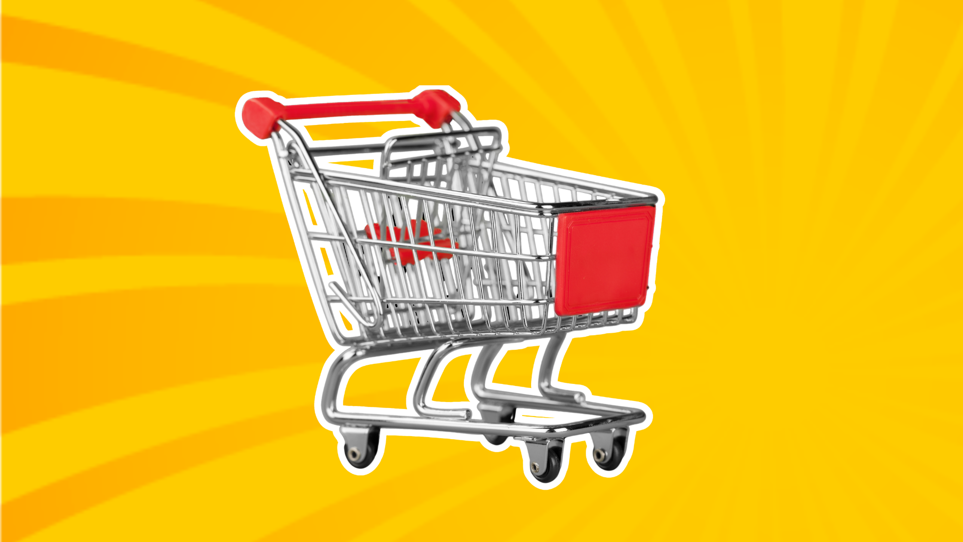 shopping basket on motorway