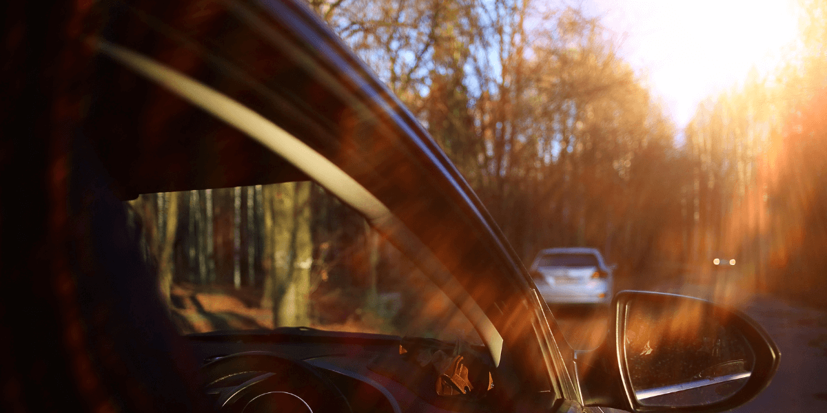 take extra care in the suns glare