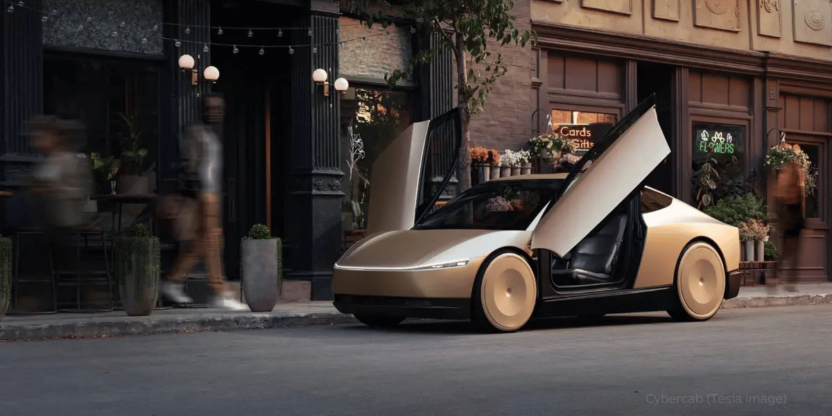 tesla cyber cab - robotaxi